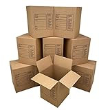 Moving Boxes with Handles, 10 Premium Large, 18" x 18" x 24 | Amazon (US)
