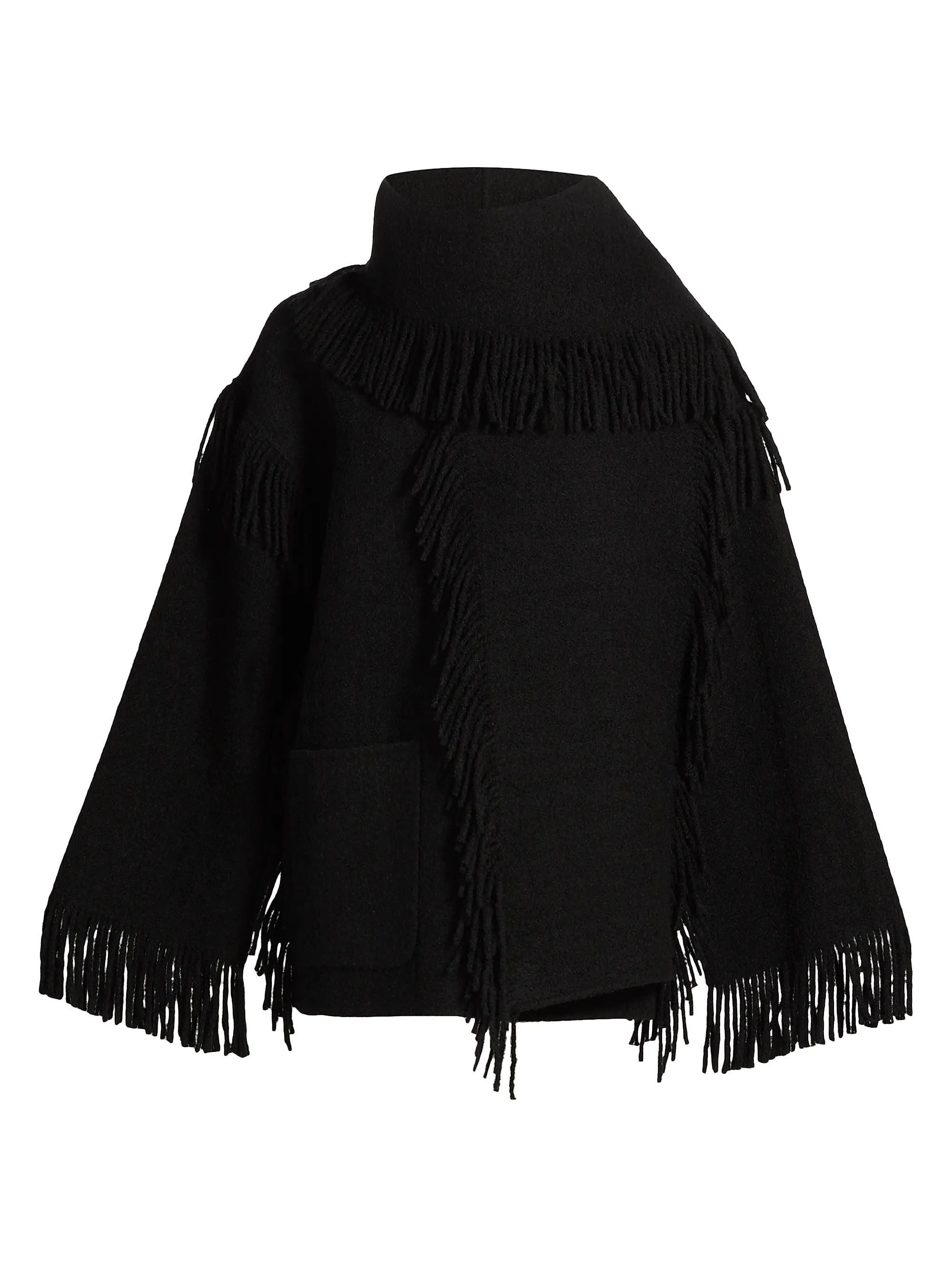 Fringed Scarf Jacket | Saks Fifth Avenue