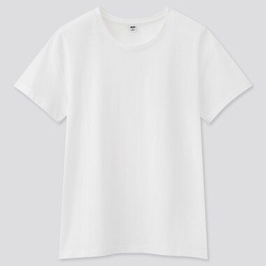 WOMEN SUPIMA© COTTON CREW NECK SHORT-SLEEVE T-SHIRT | UNIQLO (US)