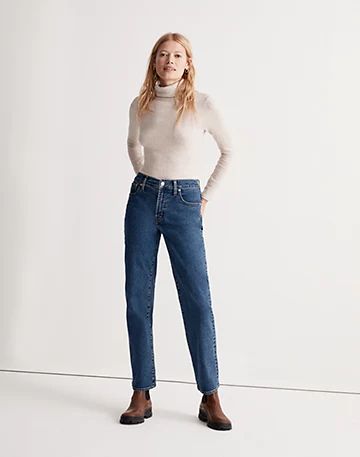 The Perfect Vintage Straight Jean in Bright Indigo Wash: Instacozy Edition | Madewell