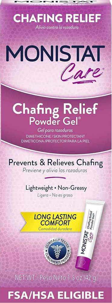 Monistat Chafing Relief Powder Gel, Long-Lasting Protection, 1.5 Oz | Amazon (US)