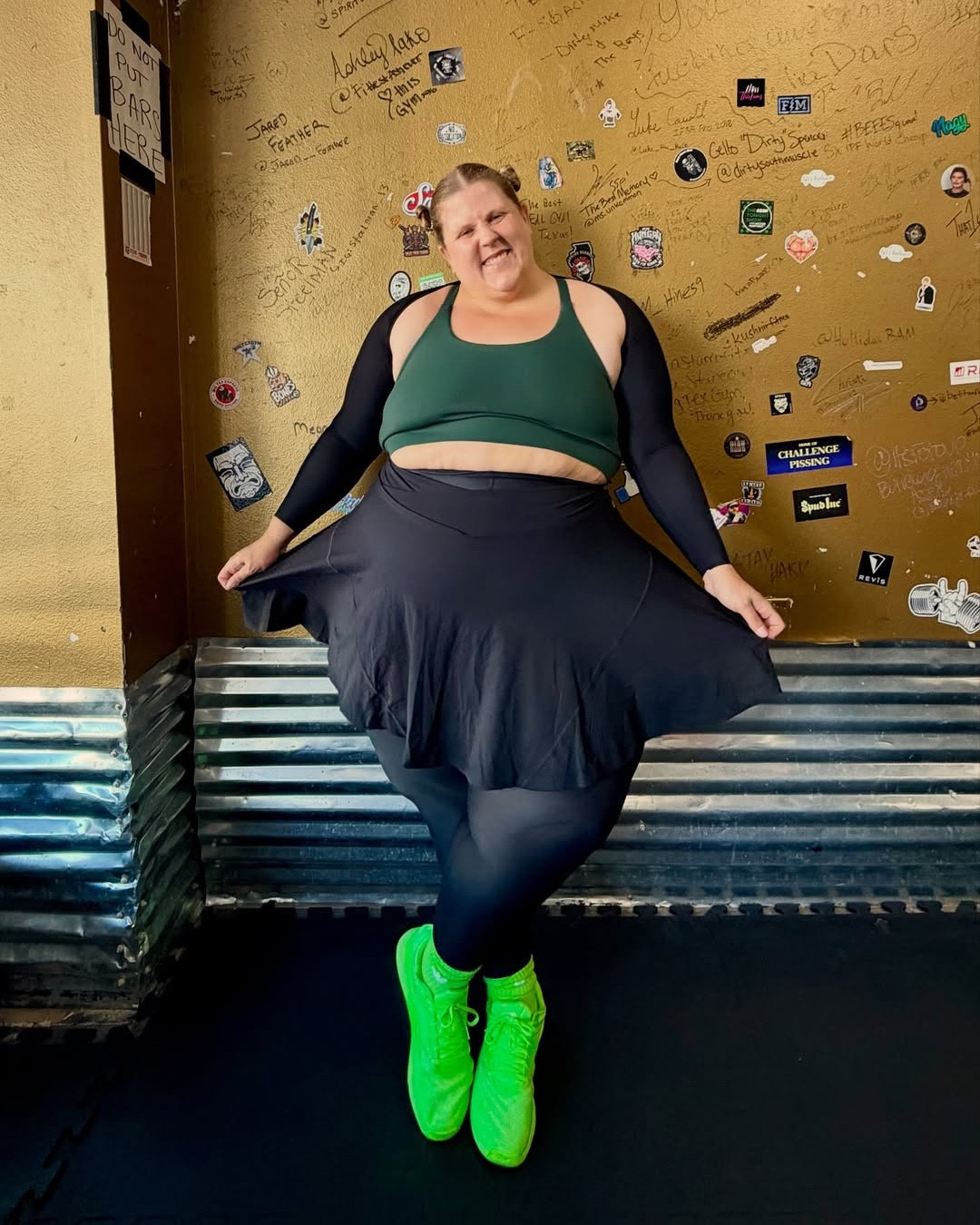 I’m obsessed with wearing my bolero compression instead of the full shirt. Paired with the skirt it’s giving ballerina fashion, while also serving  medical grade support.  I am committed to feeling fabulous in the gym while also making sure my body has the support it needs. 

Shout out to @popflex_active for gifting me this adorable skirt, bra and oversized hoodie.

#LTKSeasonal #LTKPlusSize #LTKActive