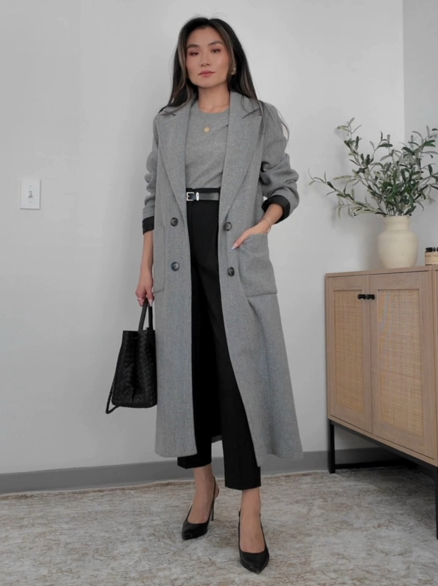 Winter Work Outfit with Overcoatt

▶  my measurements: 5’2” / 100 lbs / 32B / 00 bottoms
▶  watch the full video on YouTube 

Grays give great contrast to black and are the perfect option for people with cooler tone accessories

#LTKSeasonal #LTKStyleTip #LTKWorkwear