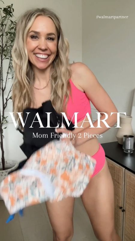 #walmartpartner The cutest, mom-friendly 2 pieces from Walmart! You’re gonna love the prices! 
Size: medium / my tts swimsuit size 

@walmartfashion #walmartfashion
