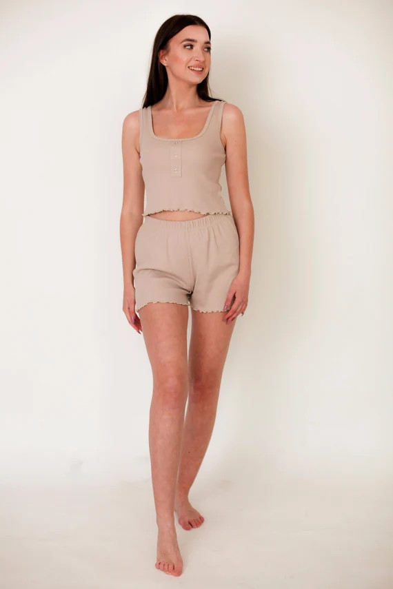 Stylish and comfortable home set Pajama set for woman Green | Etsy | Etsy (US)