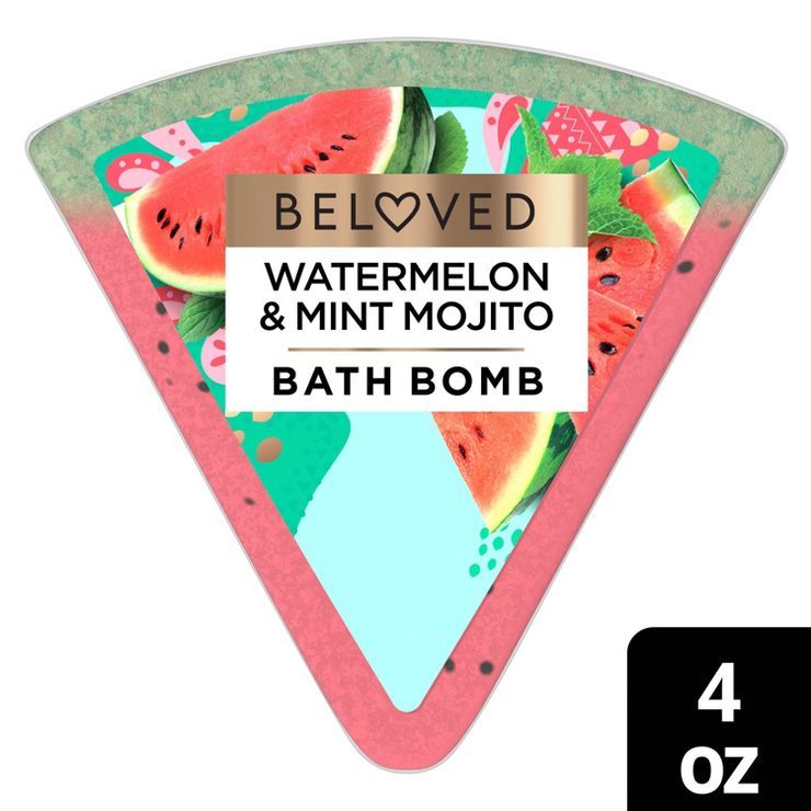 Beloved Watermelon & Mint Mojito Bath Bomb - 4oz | Target