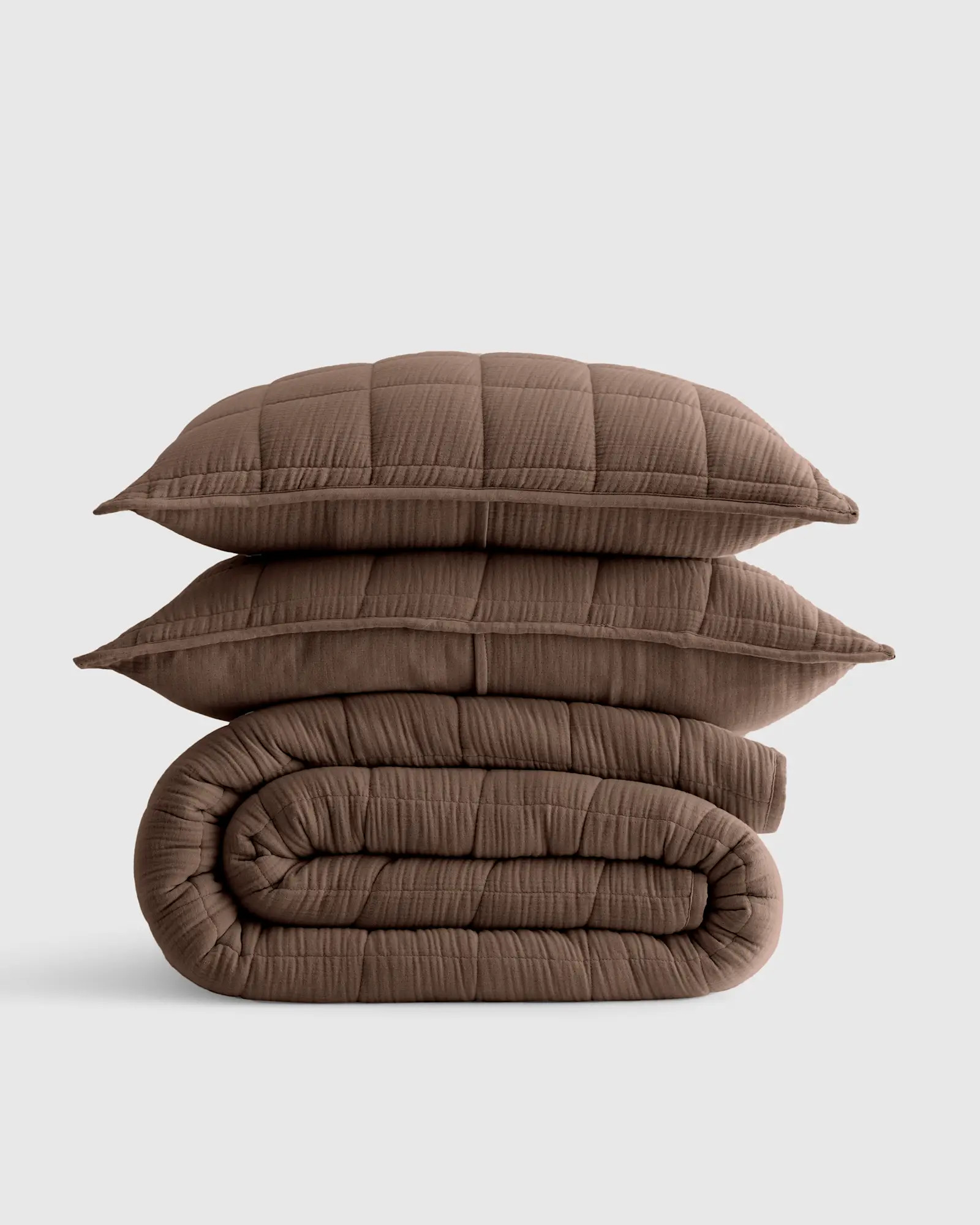 Organic Airy Gauze Box Quilt Set | Quince