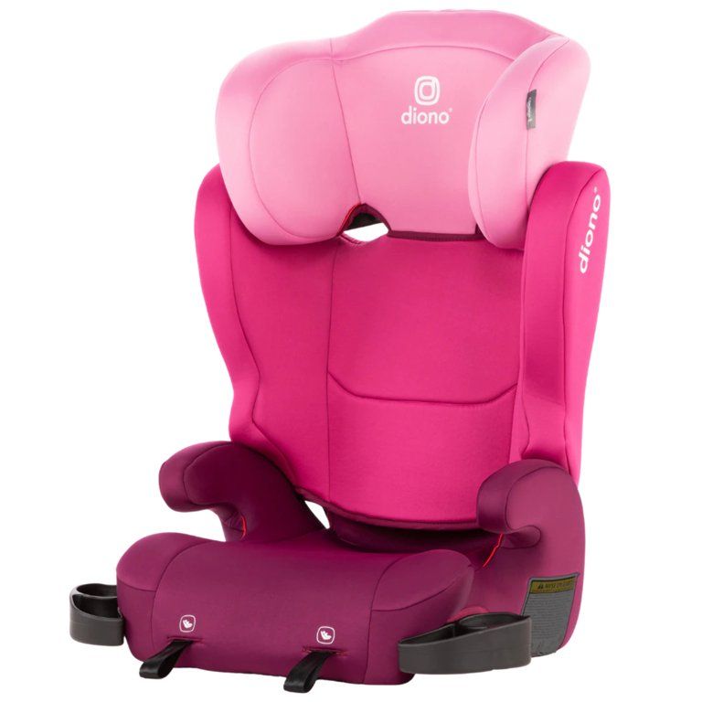 Diono Cambria 2 Latch 2-in-1 XL Highback Booster Car Seat, Pink - Walmart.com | Walmart (US)