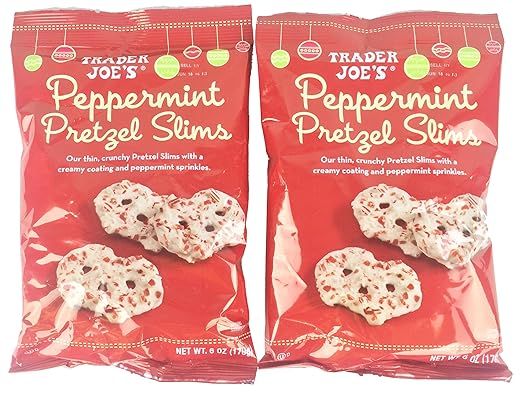 Trader Joe's Peppermint Pretzel Slims...2 bags | Amazon (US)