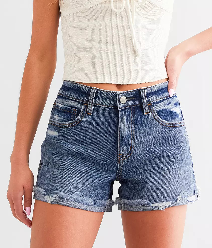 Kurvy Mid-Rise Stretch Short | Buckle