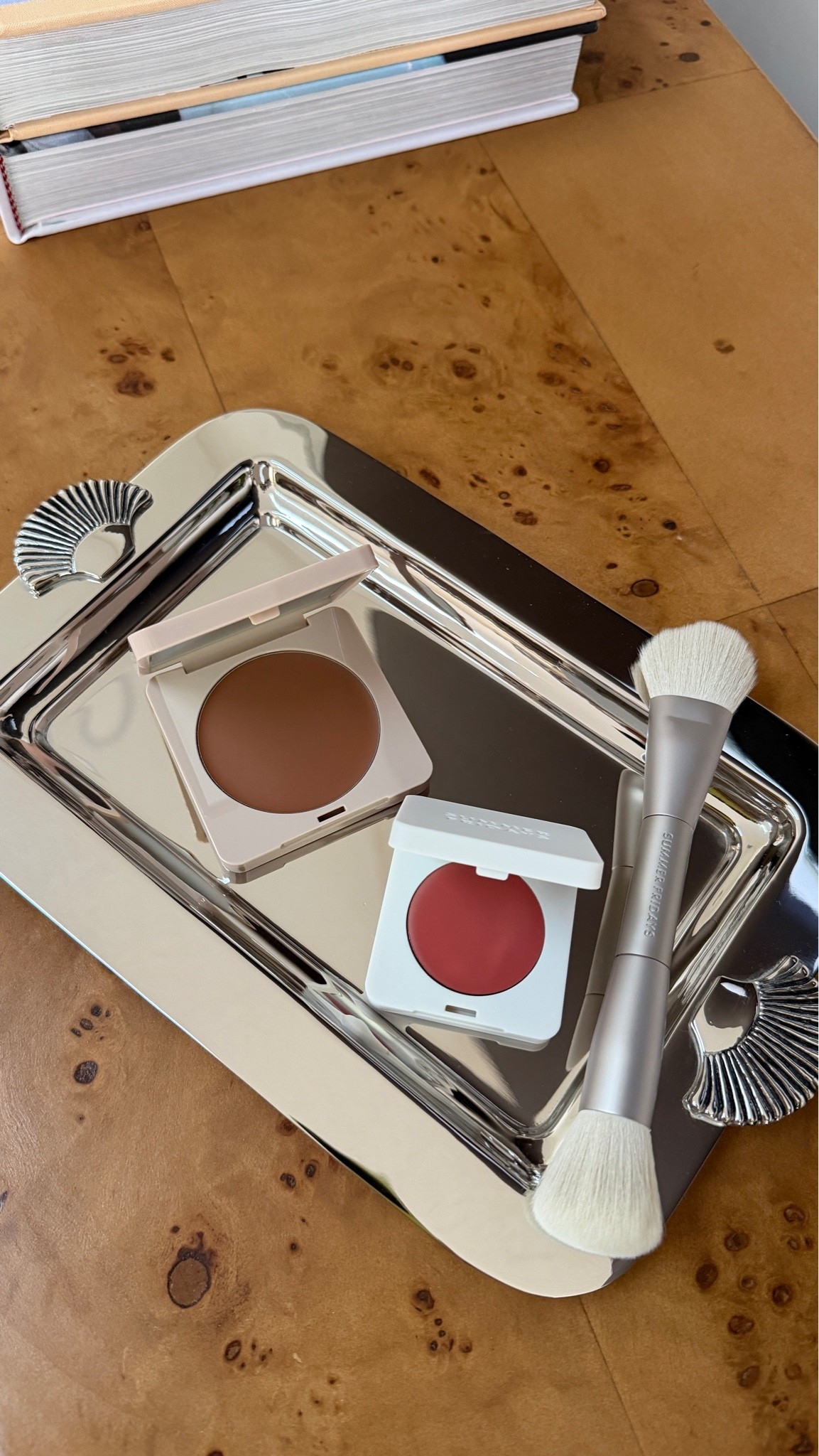 Sharing 1 Prime deal and it’s my favorite @summerfridays cream blush! I wear shade toasted terracotta and desert in the bronzer!