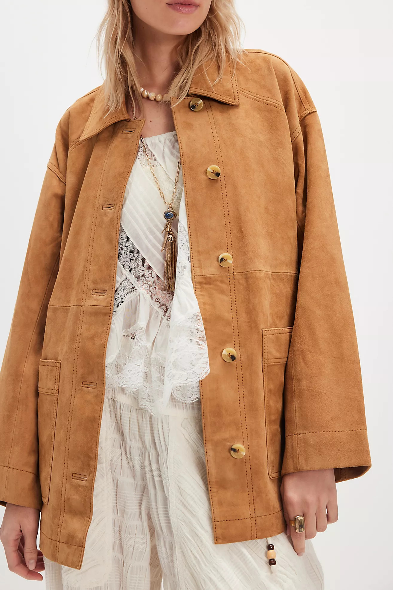 Annalise Suede Jacket | Free People (Global - UK&FR Excluded)