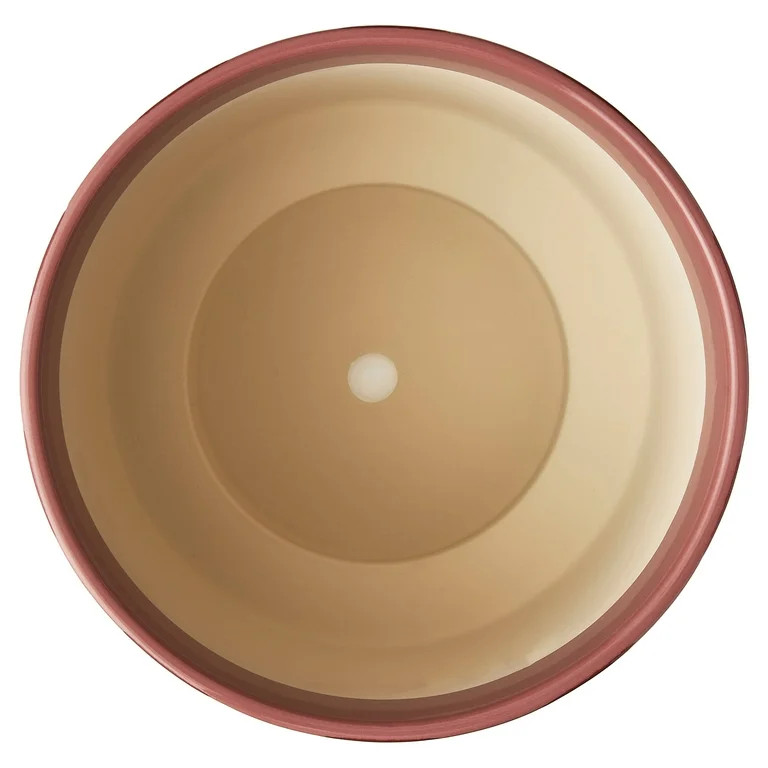 Mainstays(No ratings yet) Mainstays Lauren Round Ceramic Planter, Coral Peony and Bisque, 8.25" x... | Walmart (US)