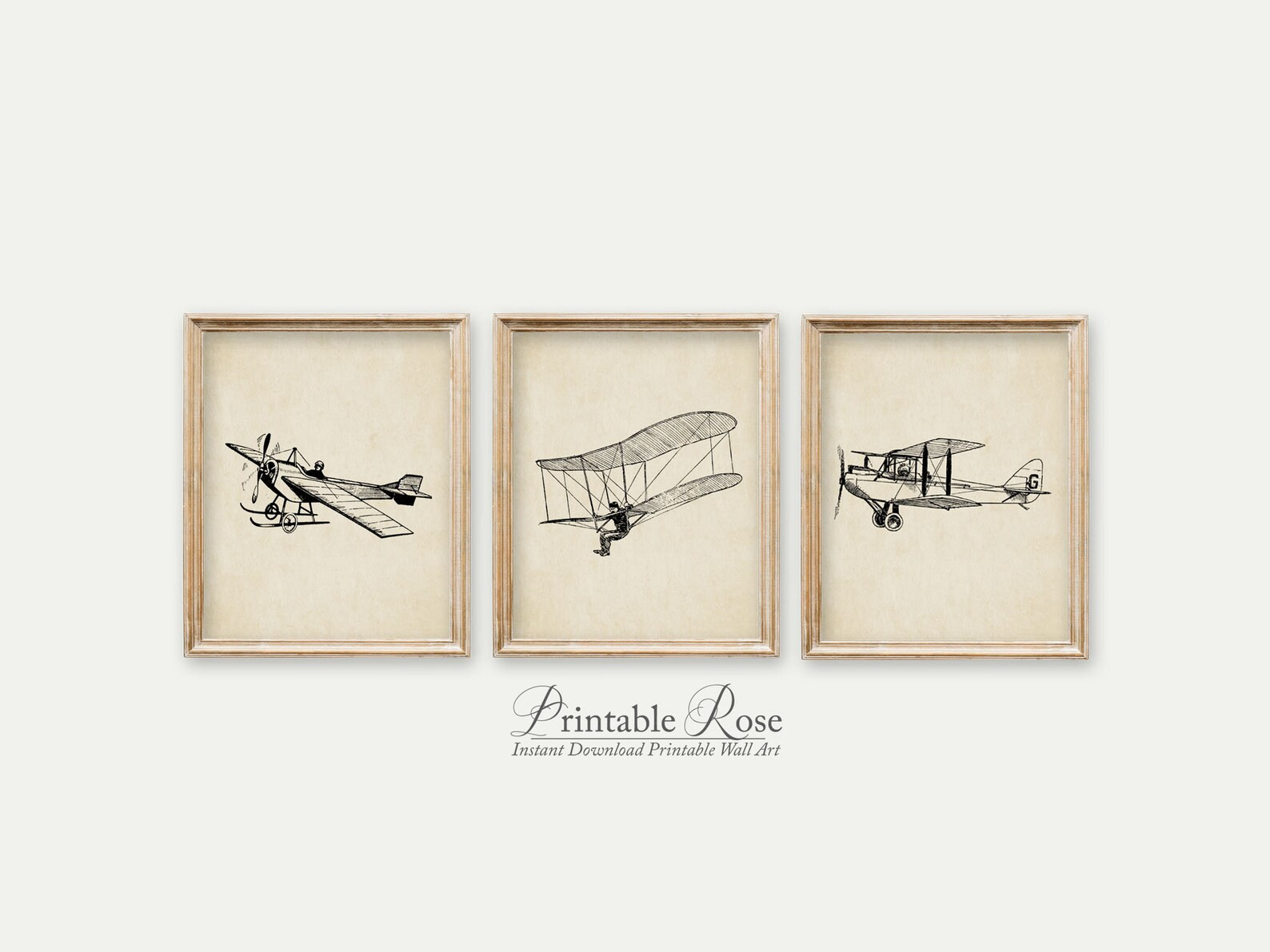 Airplane Decor, Airplane Printables, Airplane, Airplane Nursery, Airplane Prints, Boy Nursery, Wa... | Etsy (US)