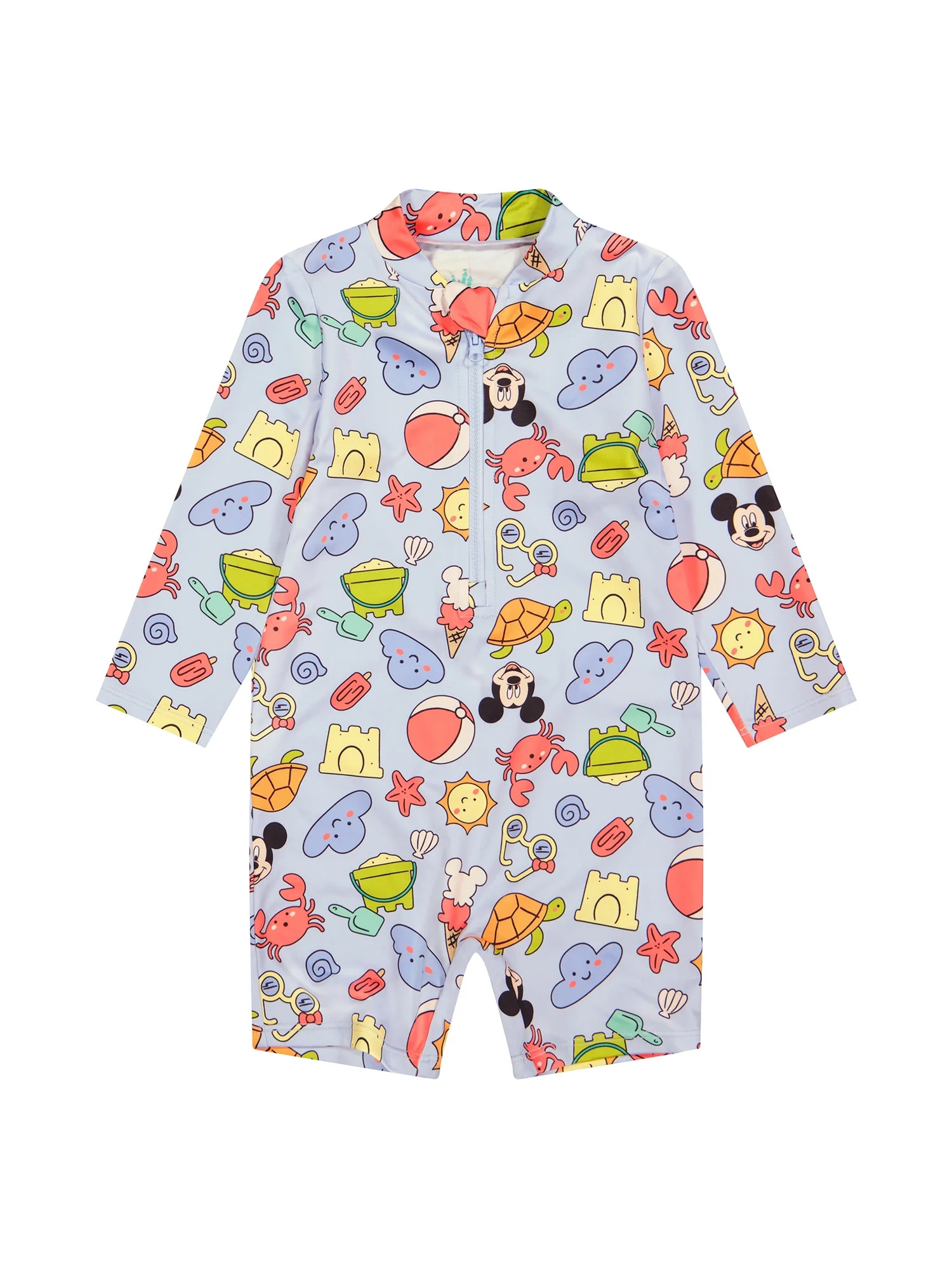 Character Baby Boy One- Piece Rash Guard Swimsuit, Sizes 0/3M- 24M | Walmart (US)