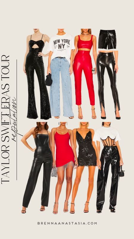Taylor Swift Concert Outfits! Love all of these pieces for Taylor Swift’s Eras Tour! These would be perfect for her Reputation era! ❤️ #leatherpants #reddress #blackjumpsuit #redpants

#LTKstyletip #LTKSeasonal #LTKFind