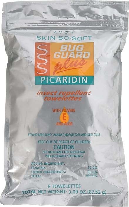 Avon Skin So Soft Bug Guard Plus Picaridin Towelettes (8 Count) \u2014 DEET-Free Bug & Insect Rep... | Amazon (US)