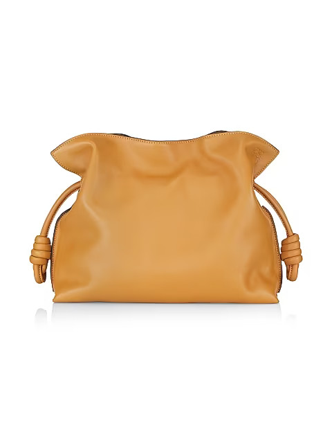 Flamenco Knot Leather Clutch | Saks Fifth Avenue