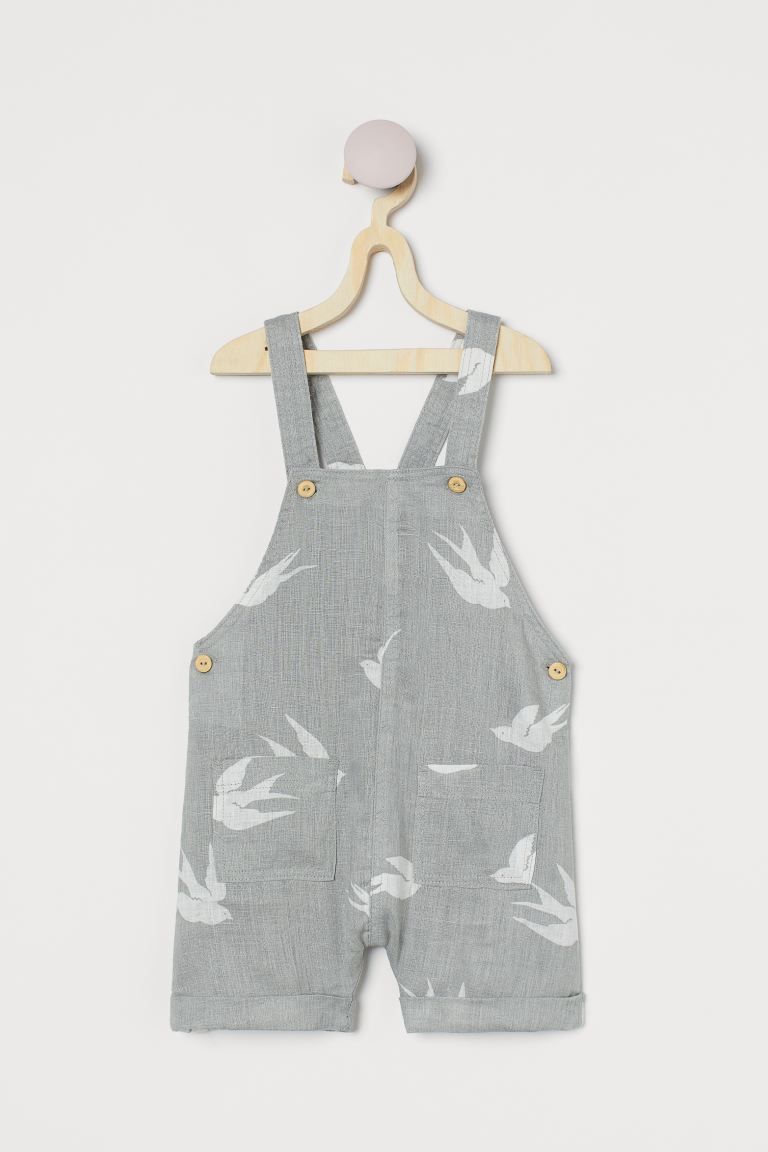 Linen Overall Shorts | H&M (US + CA)