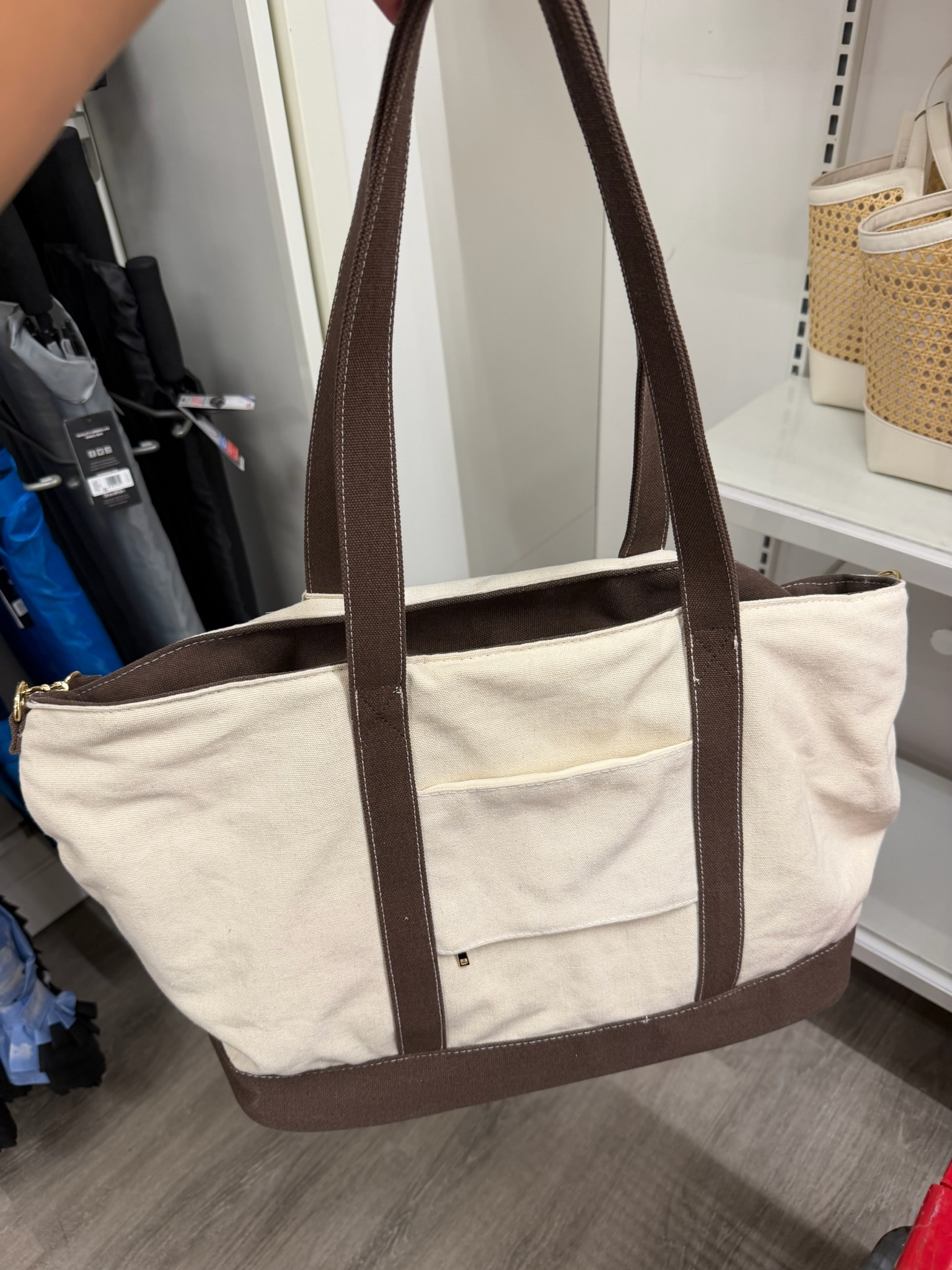 This new Universal Thread weekender bag is such a cute Target find 🤎 love the canvas + brown combo for fall, weekend trips, or just carrying all the extras. 

fall outfits women over 50, wedding guest dress summer, fall wedding guest dresses, fall dresses, date night outfits, fall fashion hauls, country concert outfits, fall decor, business casual workwear, concert outfit ideas
 

 #LTKgrwm #LTKootd #LTKSeasonal