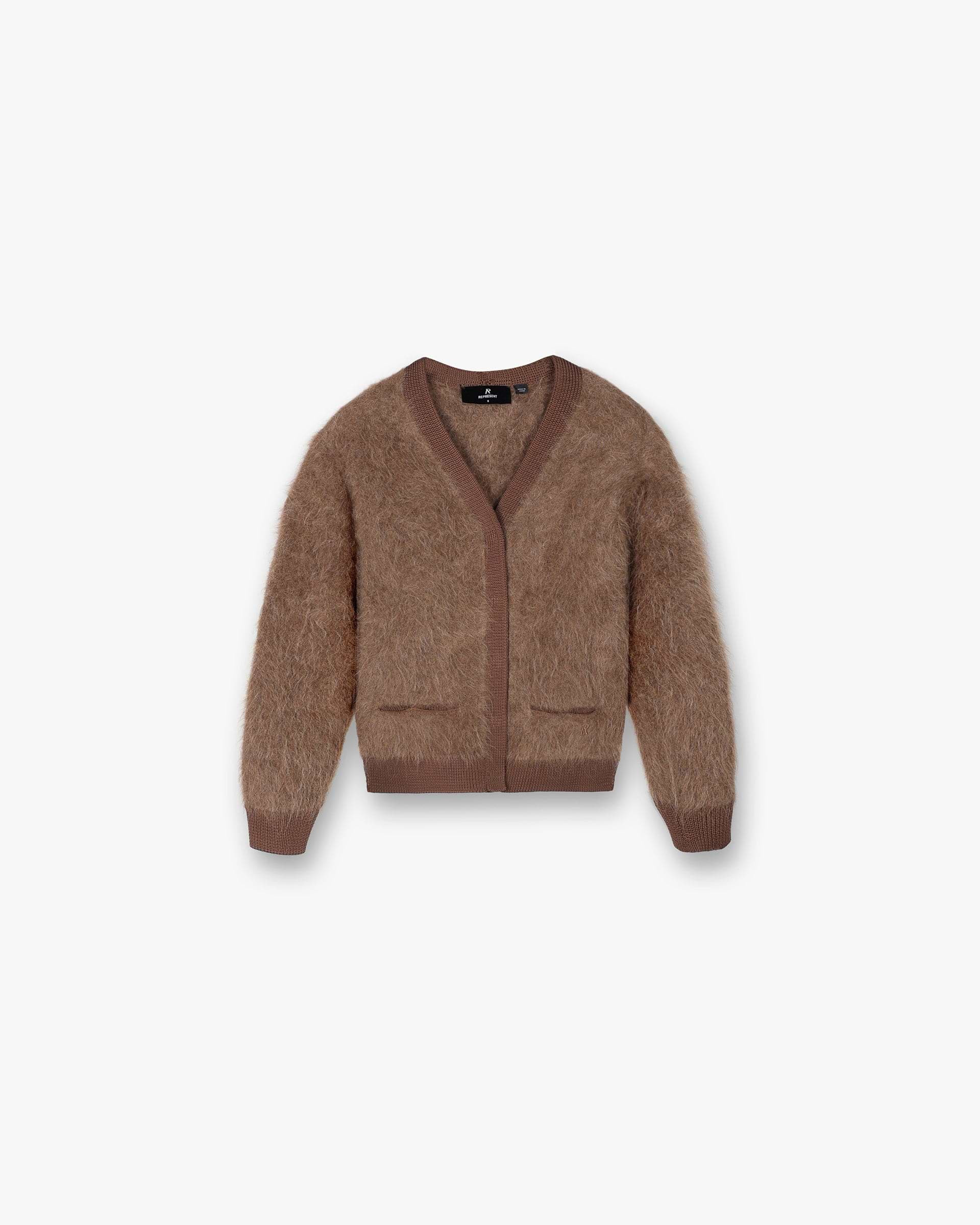 Haze Cardigan - Rich Brown | Represent UK