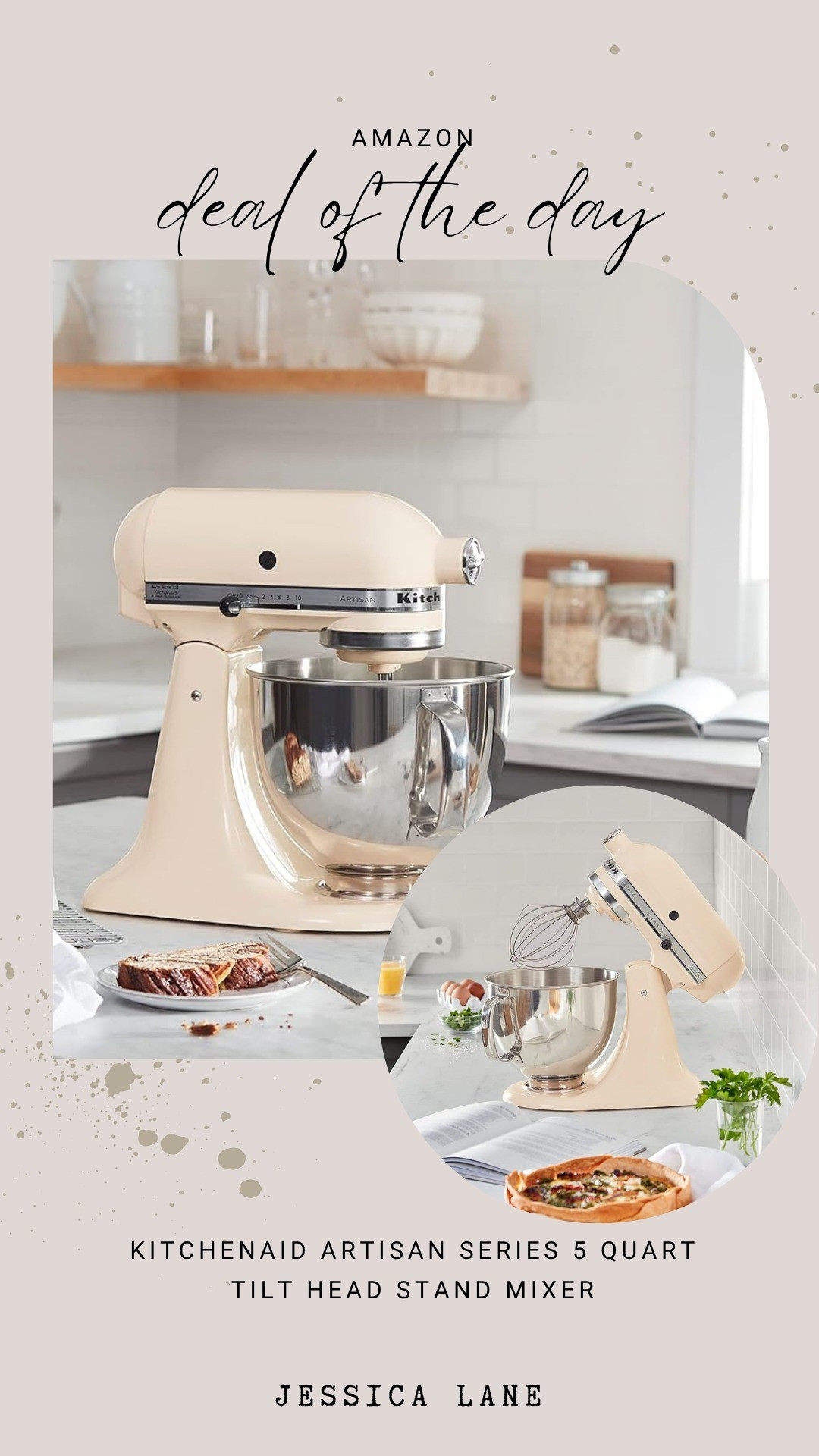 This KitchenAid Artisan Series mixer is a kitchen staple and currently on sale. Grab this 5 quart tilt-head model while it is the deal of the day.#kitchenaid #kitchendesign #baking #amazonhome

#LTKSaleAlert #LTKHome #LTKmomlife