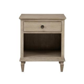 Victoria Light Natural 1 Drawer Nightstand | The Home Depot