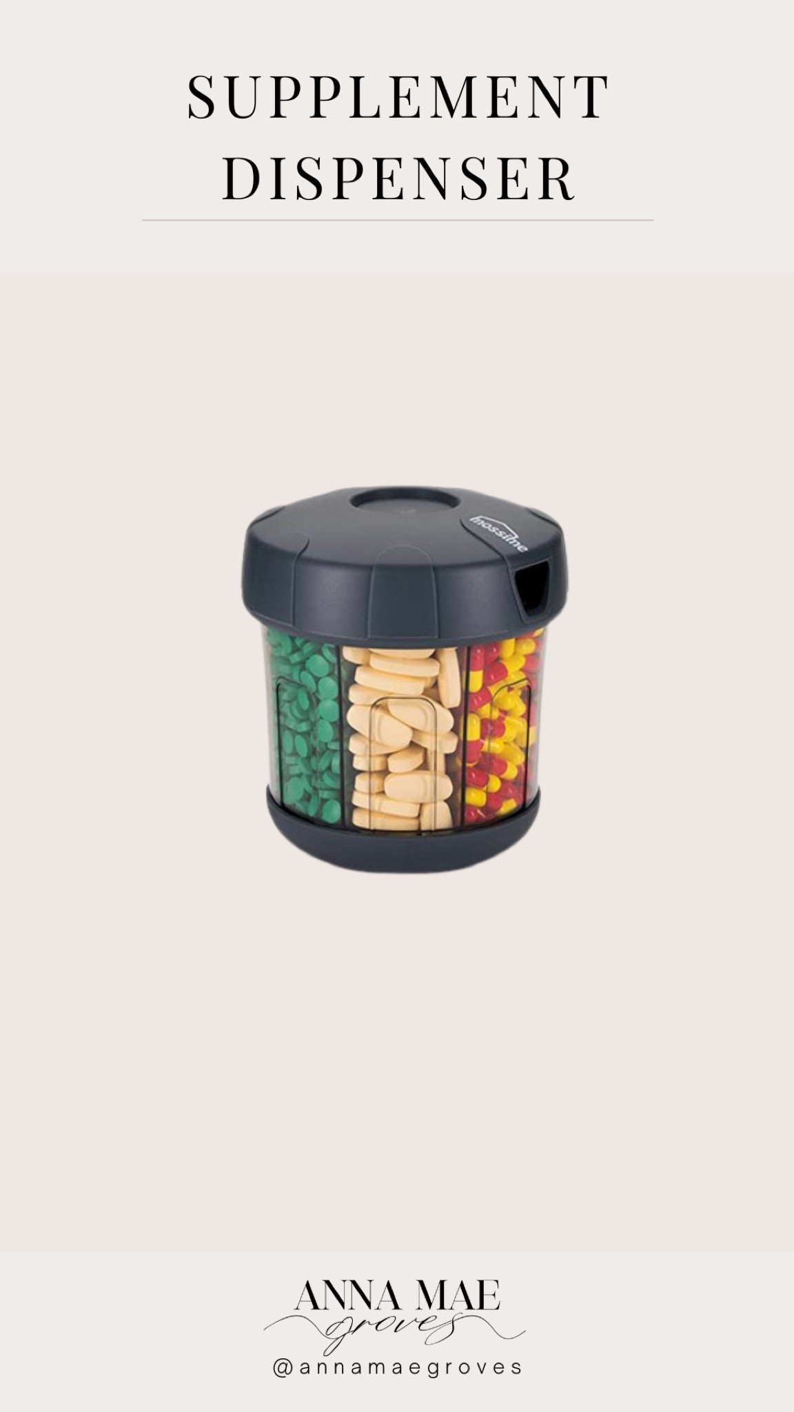 I keep all of my supplements organized by using this dispenser! 

#LTKhome #LTKunder50