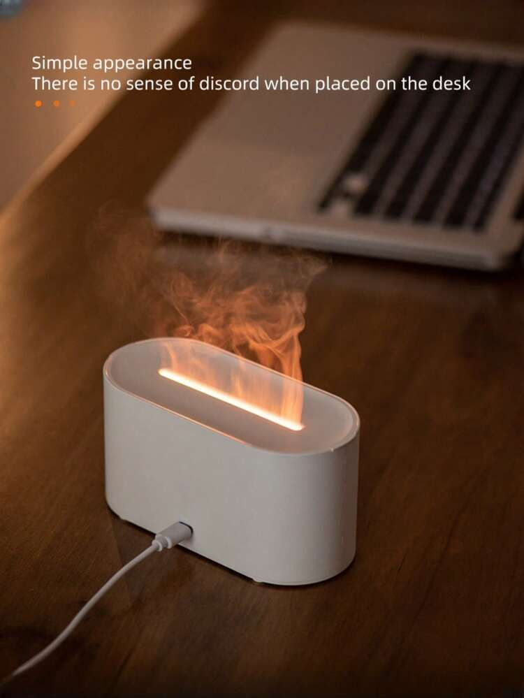 1pc USB Powered Flame Aromatherapy Diffuser, 5 Colors Optional, Simple Ultrasonic Home Humidifier... | SHEIN