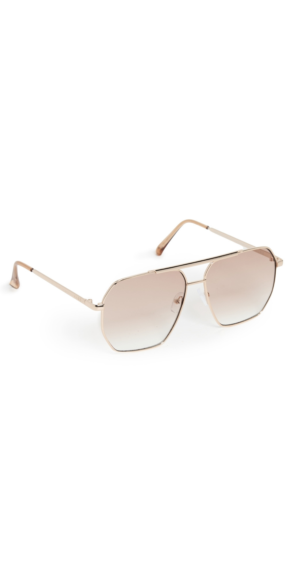 AIRE Asteroid Sunglasses Gold One Size | Shopbop