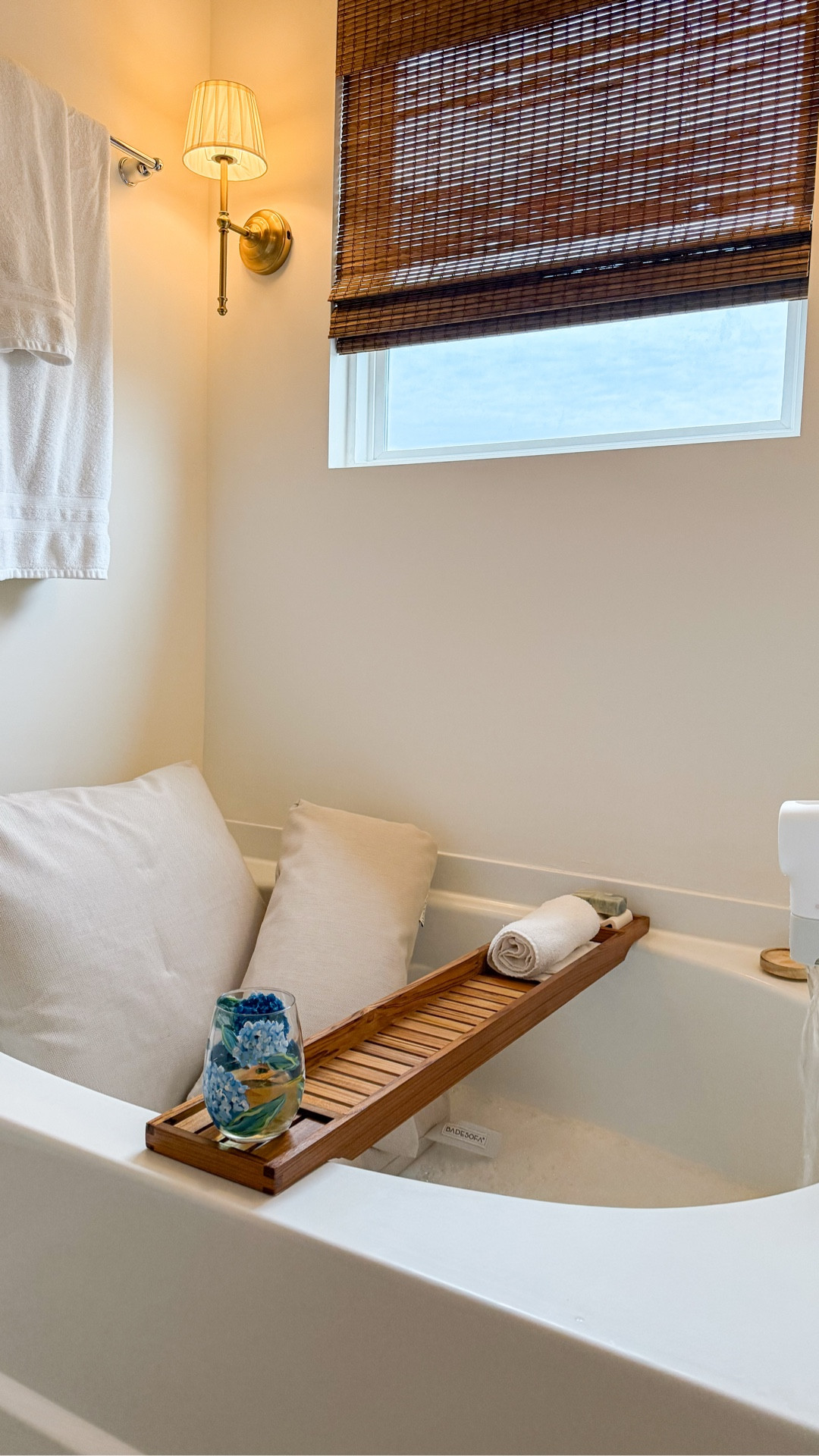 POV: The kids are finally asleep and you’re getting your first quiet moment of the day.

After a full day of chasing littles, my @BADESOFA®  bath pillow set turns a quick bath into a cozy, spa-like moment. It’s incredibly soft, supportive, and actually lets you relax instead of trying to get comfortable on the edge of the tub.

It’s also made with OEKO-TEX® certified materials and CleanDry+ technology that helps prevent mold growth—which gives me so much peace of mind.

Because when you spend all day caring for everyone else, it’s okay to take a few minutes for yourself too. 🤍


#LTKselfcare #LTKHome #LTKmomlife