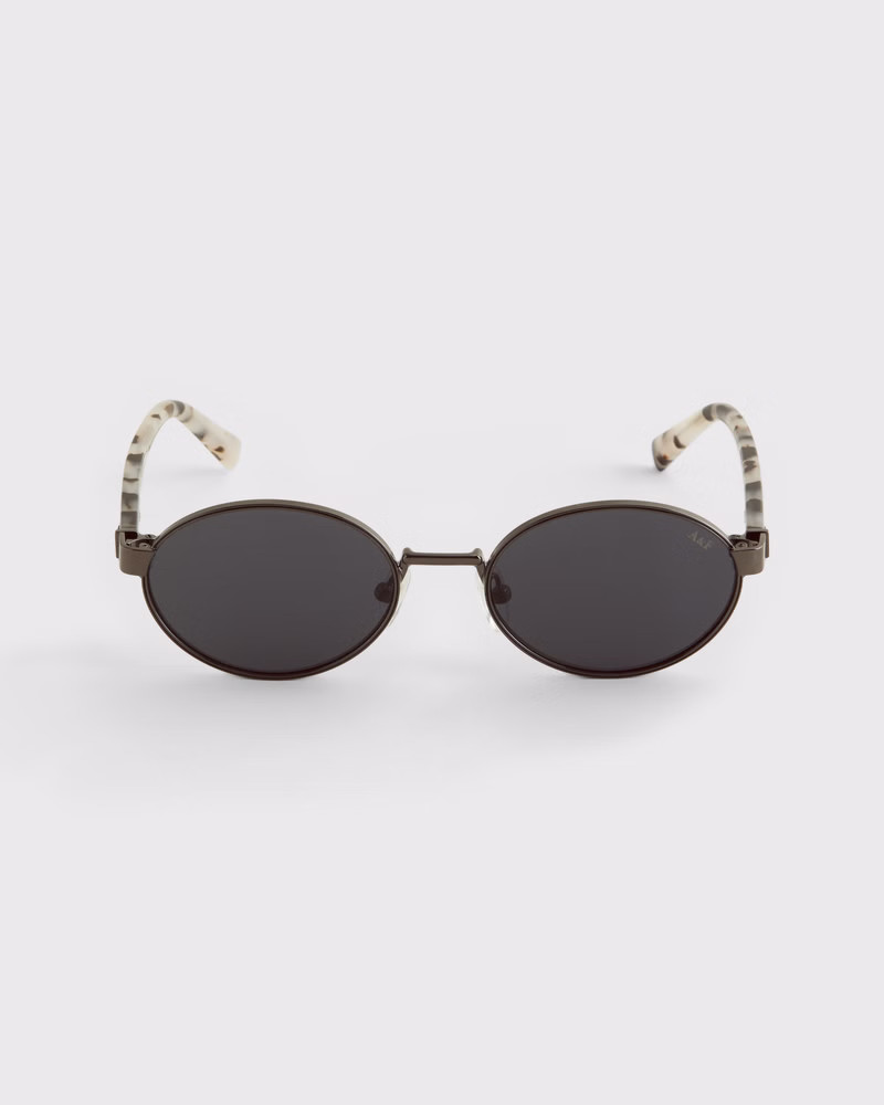 Women's Wire Frame Oval Sunglasses | Women's Accessories | Abercrombie.com | Abercrombie & Fitch (US)