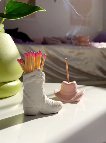 How cute is this boot lighter / match holder and it’s matching incense!! 

#LTKunder50 #LTKFind #LTKhome