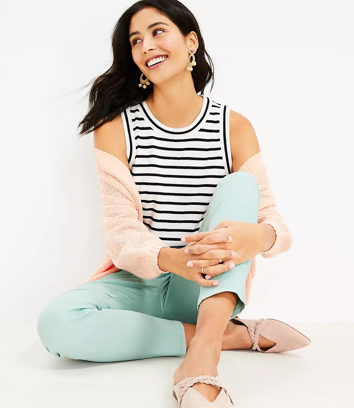 Striped Harbor Tank Top | LOFT | LOFT