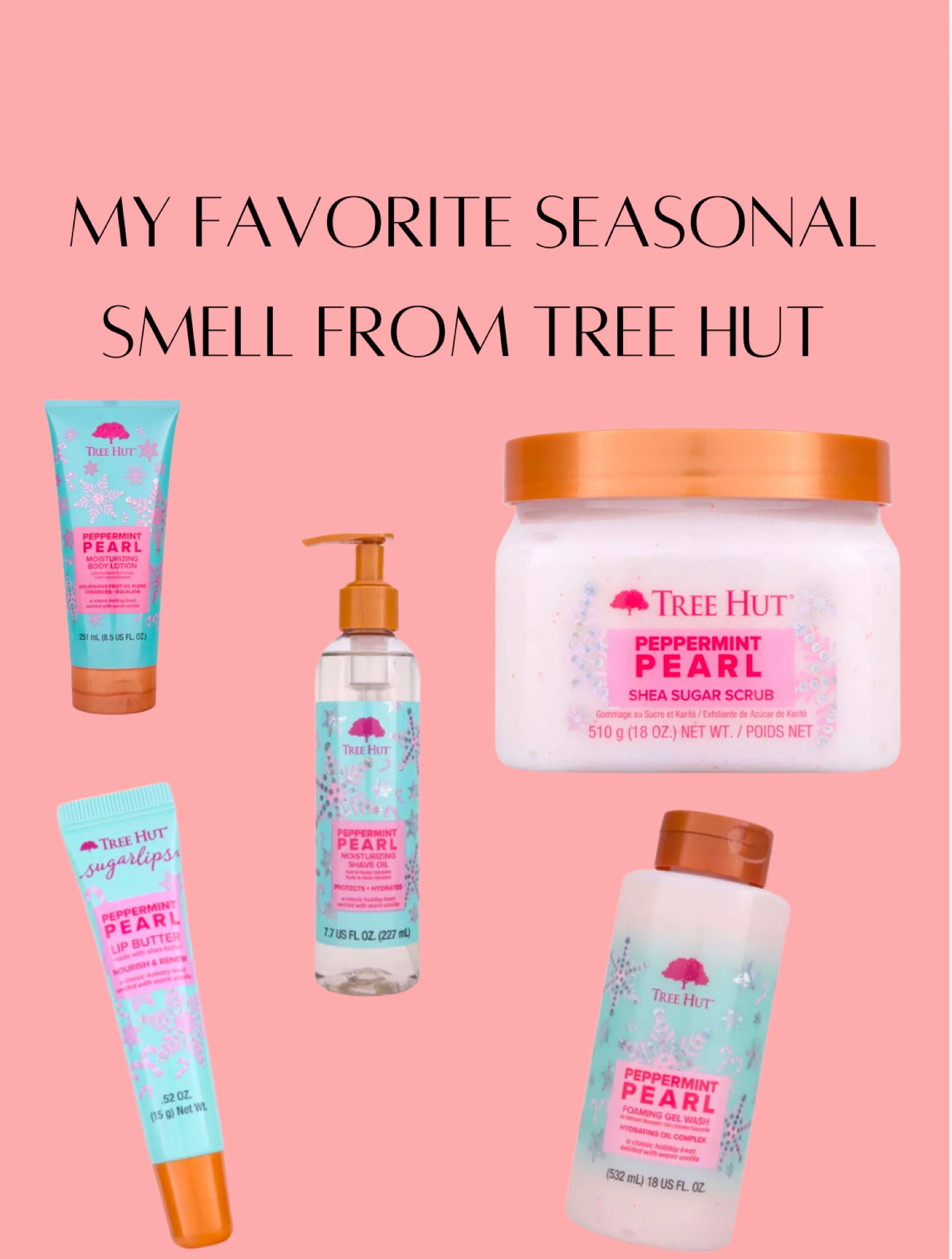 My favorite seasonal smell from Tree Hut ✨ peppermint pearl 🫧🤍

#LTKBeauty #LTKGiftGuide #LTKFindsUnder50