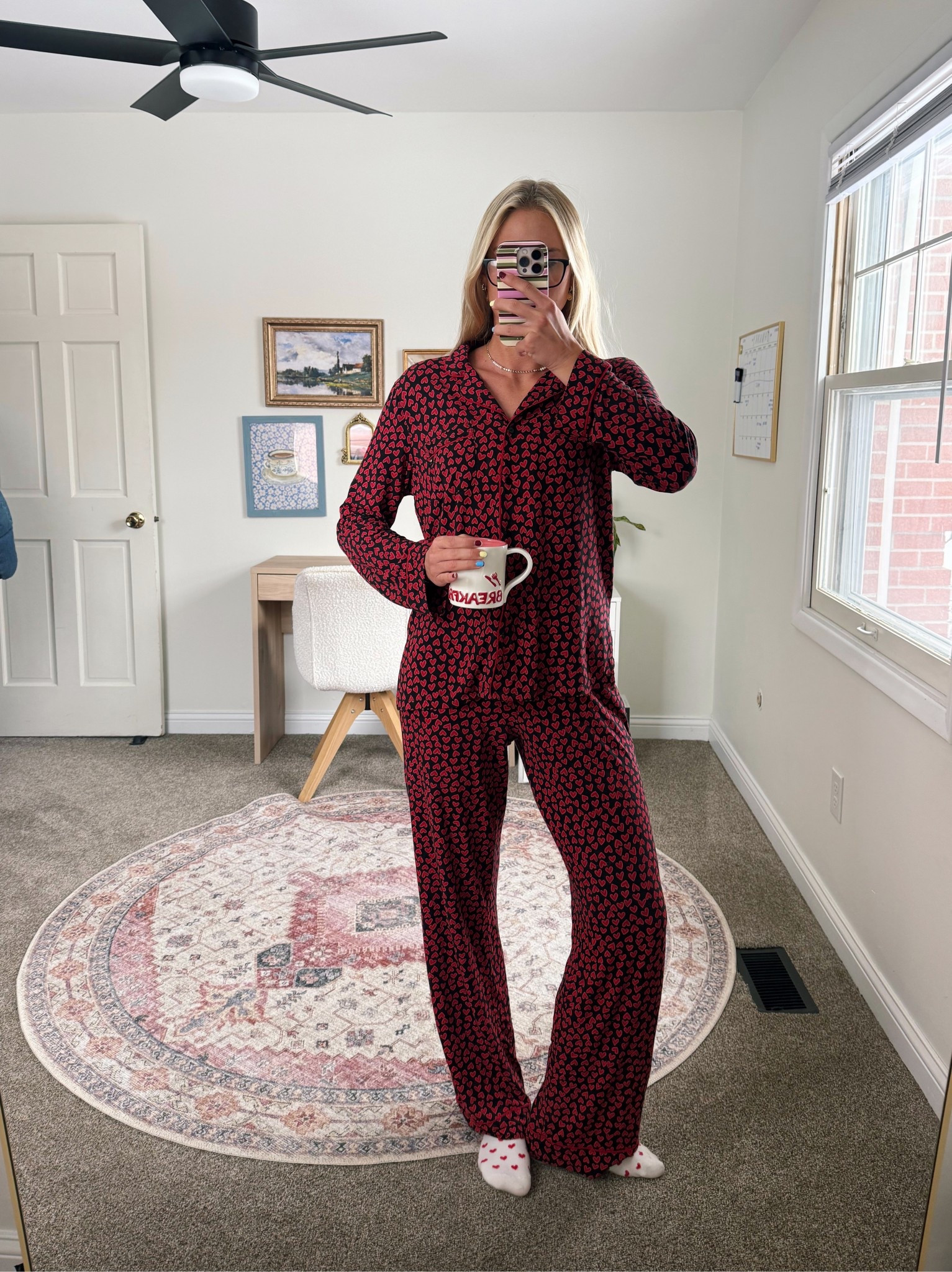 Size small in the top & small tall in the pants 🖤💌

#LTKValentine