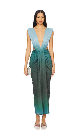 Nia Dress in Ocean Tides | Revolve Clothing (Global)