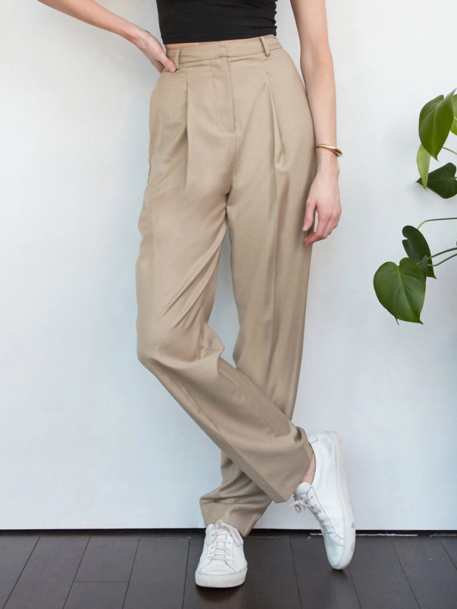 Gloria Pleated Pant | Verishop