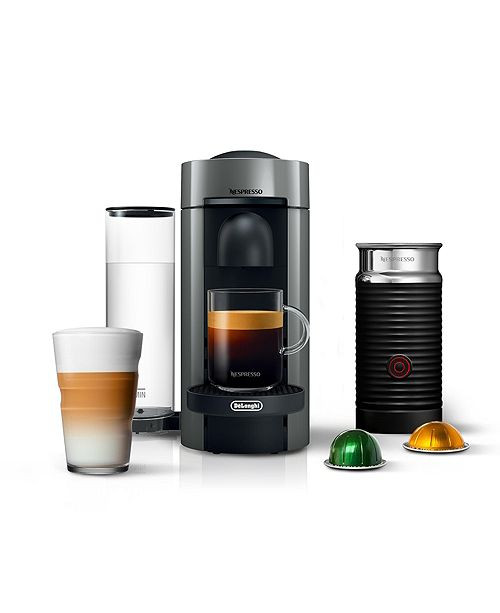 Nespresso by De'Longhi VertuoPlus Coffee and Espresso Machine with Aerocinno & Reviews - Coffee M... | Macys (US)