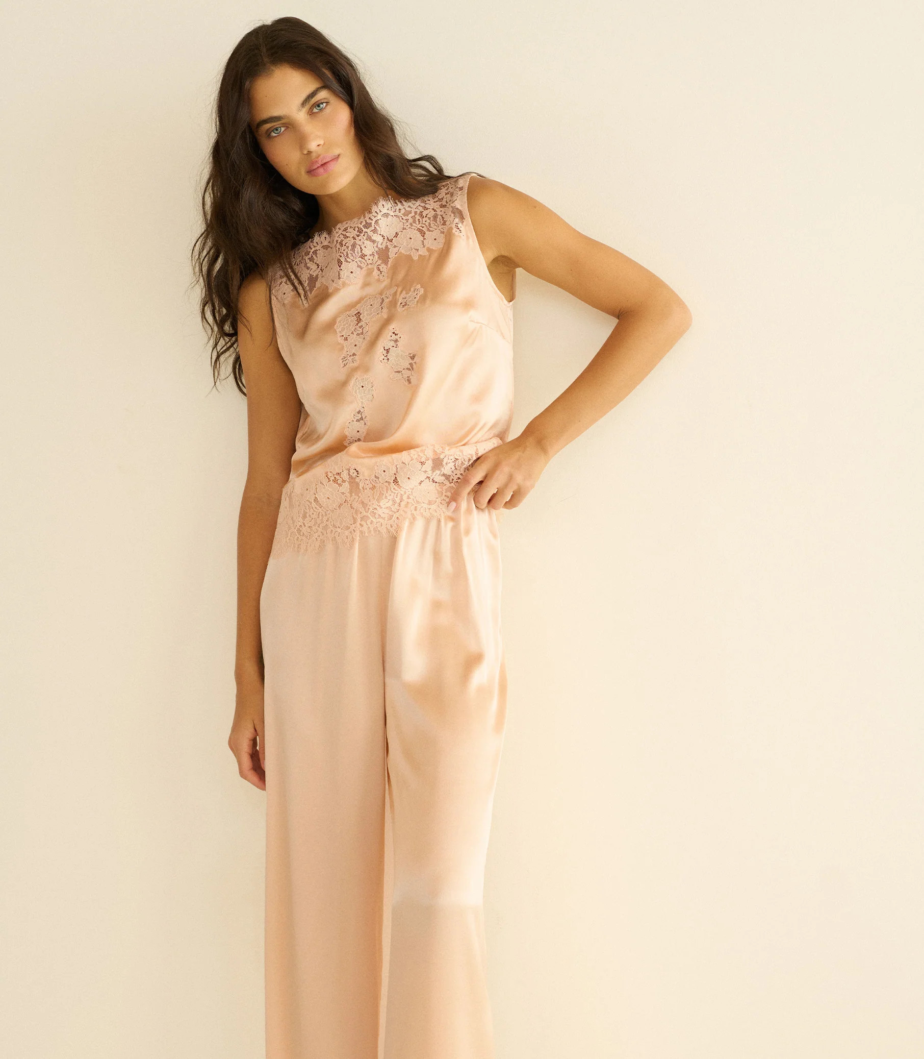 Viviane Top - Peach Sorbet | DÔEN | DOEN