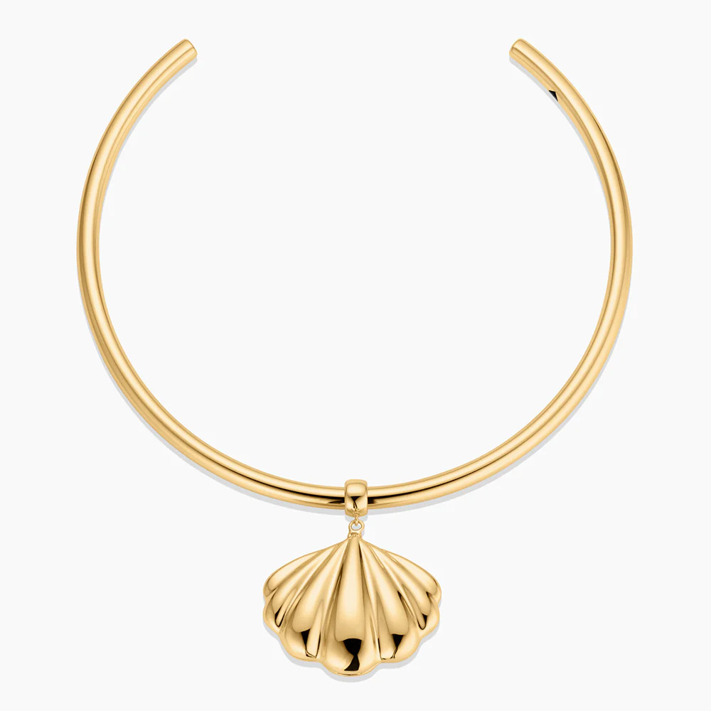 Tesoro Shell Locket Choker Necklace | Thatch