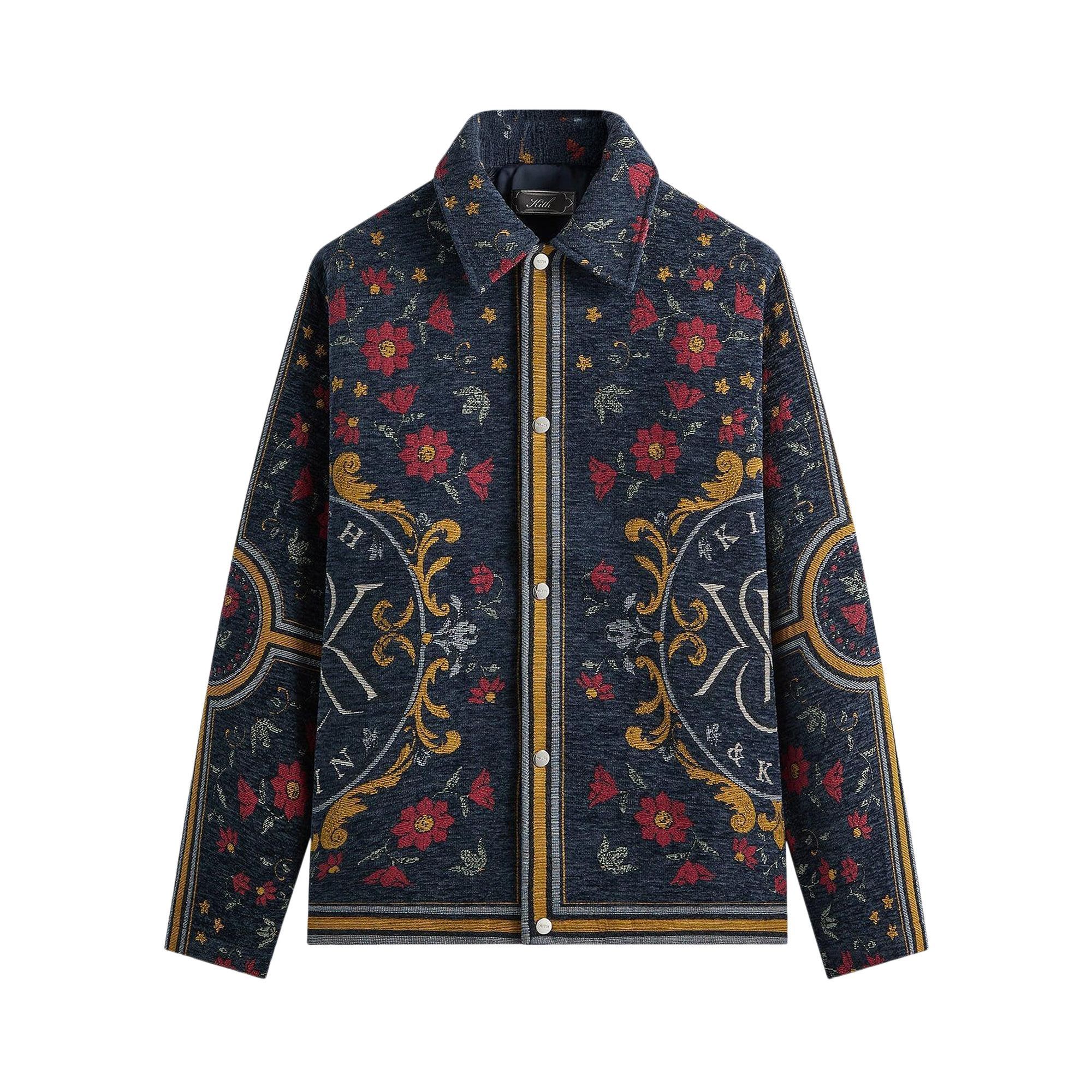 Kith Scarf Tapestry Coaches Jacket 'Nocturnal' | Black | Men's Size M | GOAT
