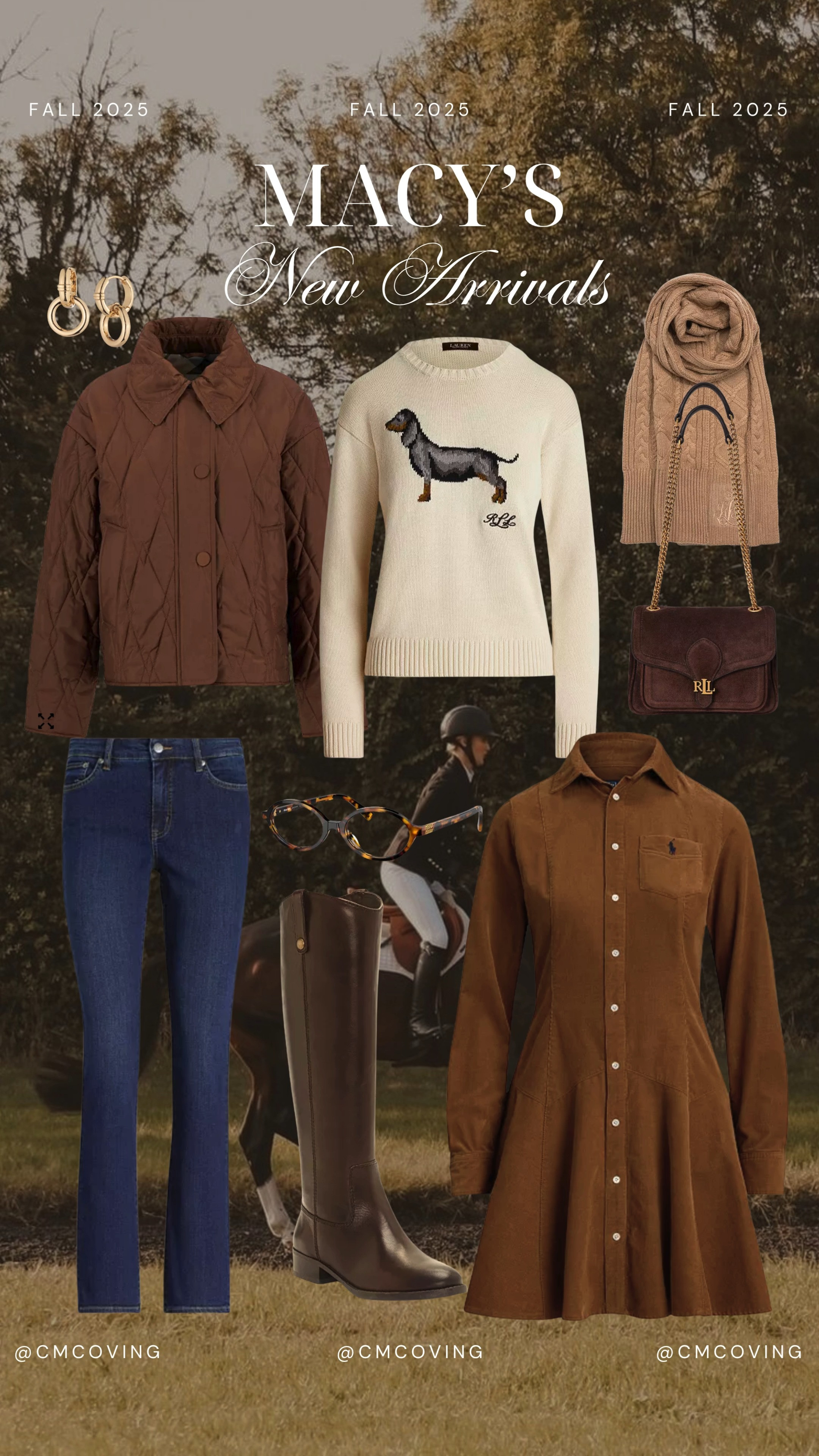 Macy's New Arrivals 🍂 fall outfit, brown outfit, dog sweater, fall boots, brown boots, quilted jacket, fall fashion, fall coat 

 #LTKSeasonal #LTKFindsUnder100 #LTKShoeCrush