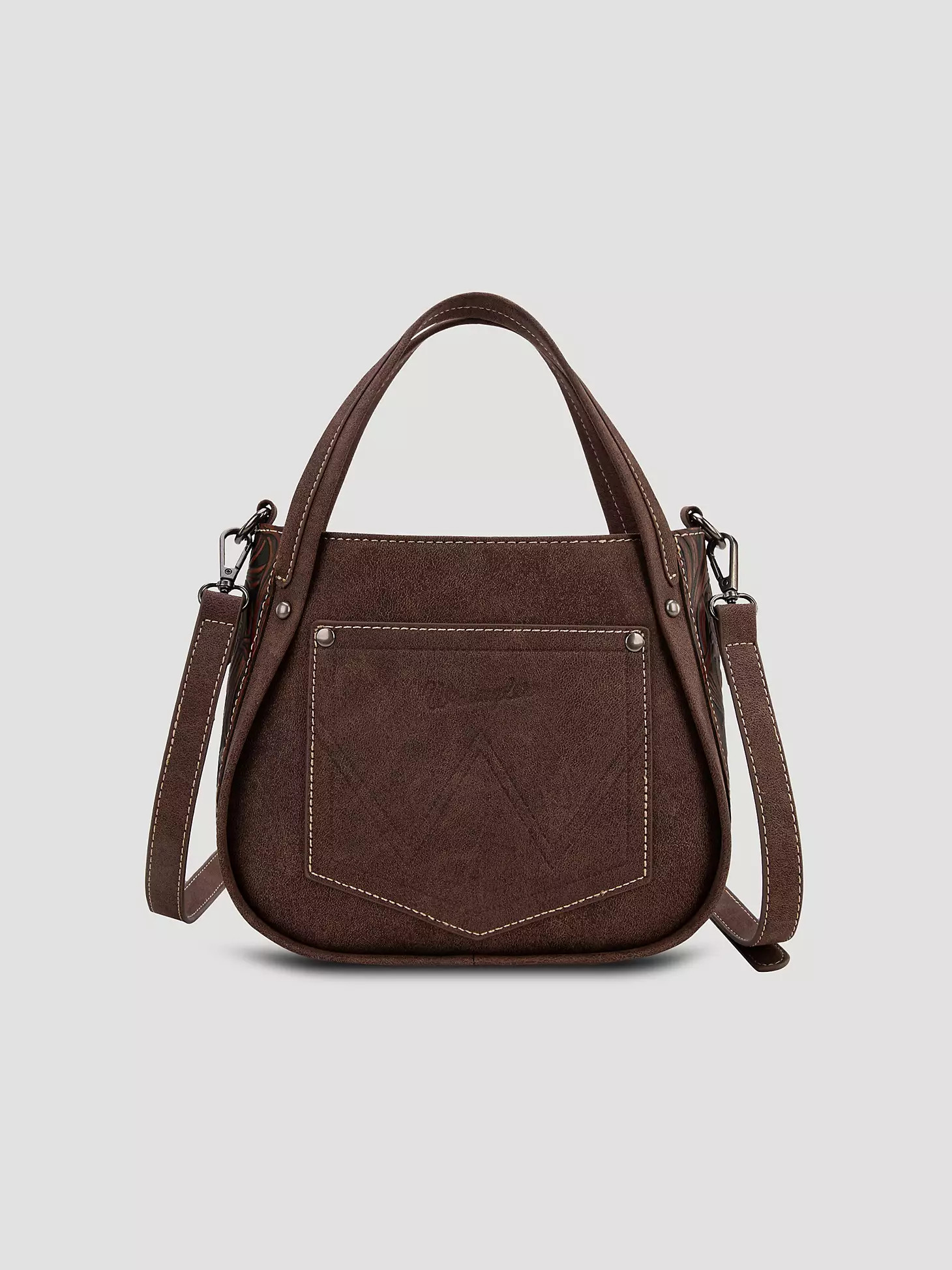 Genuine Hair-On Cowhide Tote Bag | Wrangler