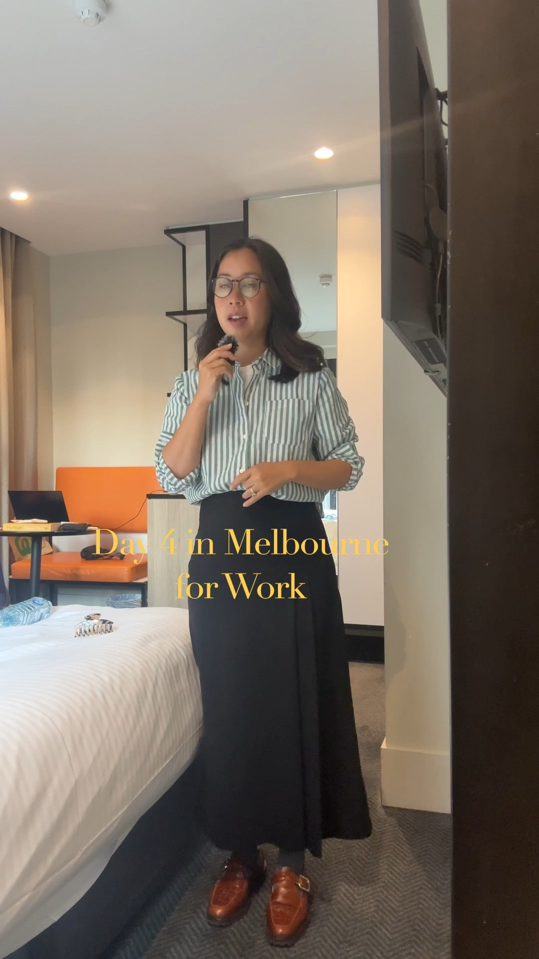 Size FR 36 in my shirt, tee, loafers, bag and earrings linked! 

#LTKstyletip #LTKaustralia #LTKworkwear