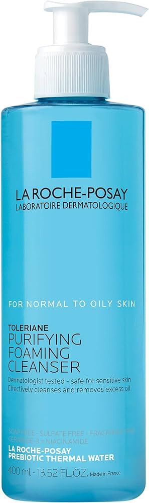 La Roche-Posay Toleriane Purifying Foaming Facial Cleanser, Oil Free Face Wash for Oily Skin and ... | Amazon (US)