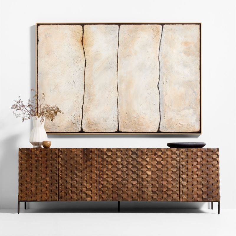 Sense of Place"" by Aliyah Sadaf 73.5""x49.5"" Wall Art | Crate & Barrel