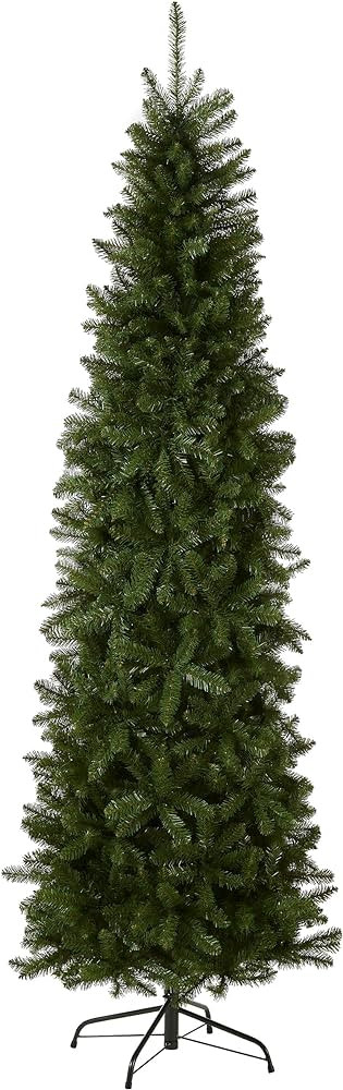 National Tree Company Artificial Slim Christmas Tree, Green, Kingswood Fir, Includes Stand, 6.5 F... | Amazon (US)