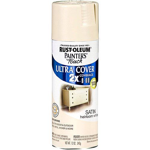 Painter's Touch Ultra Cover Satin Aerosol Paint 12 Ounces-Heirloom White | Walmart (US)