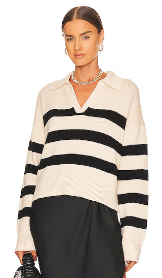 Lucie Sweater in Black & Cream | Revolve Clothing (Global)